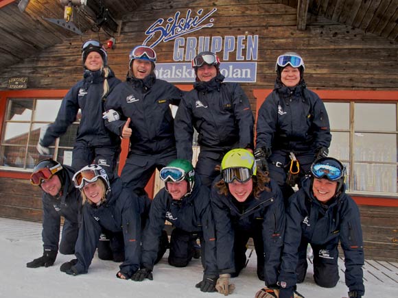 Totalskidskolan Gruppbild